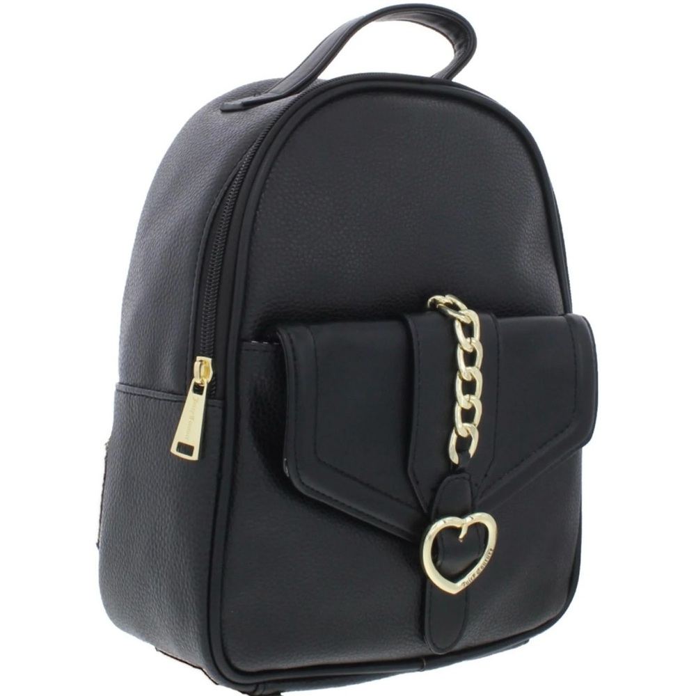 JUICY COUTURE “Unchain My Heart” Faux Leather Chain Backpack﻿